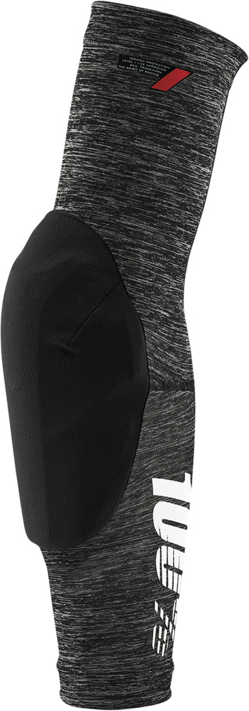 100% Teratec Elbow Guards - Heather Gray/Black - Large 70002-00007