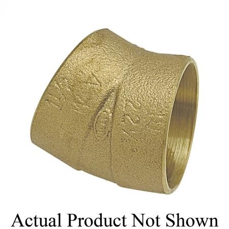 NIBCO INC E079350 Elbow 2" CXC 22.5 Bronze DWV Fitting
