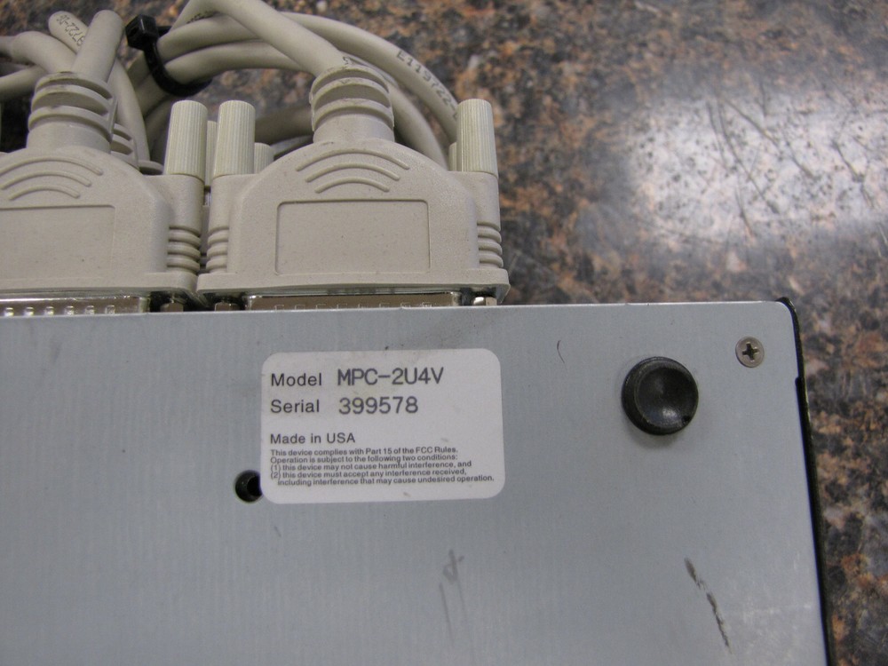 Rose Electronics MPC2U4V Multivideo KVM Switch with Multiple video