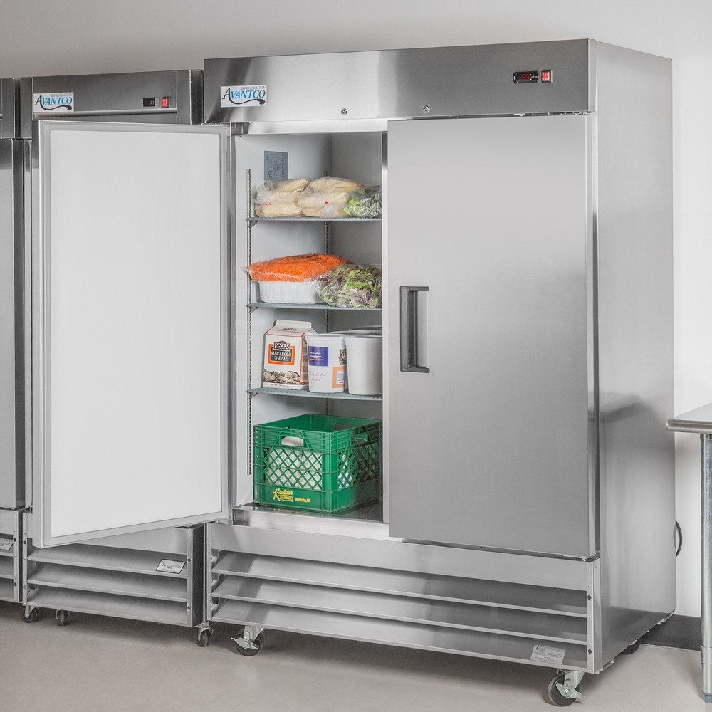 54" Solid Door Reach-In Refrigerator