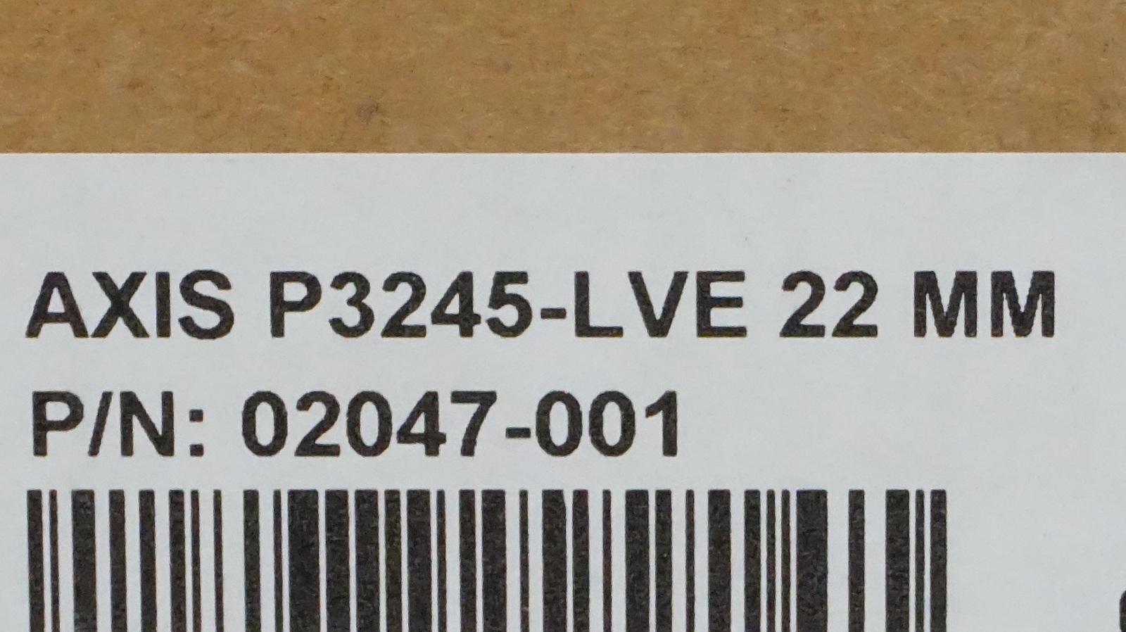 -=NEW=-AXIS P3245-LVE VANDAL RESISTANT POE WDR IR 1080P OUTDOOR HD DOME CAMERA
