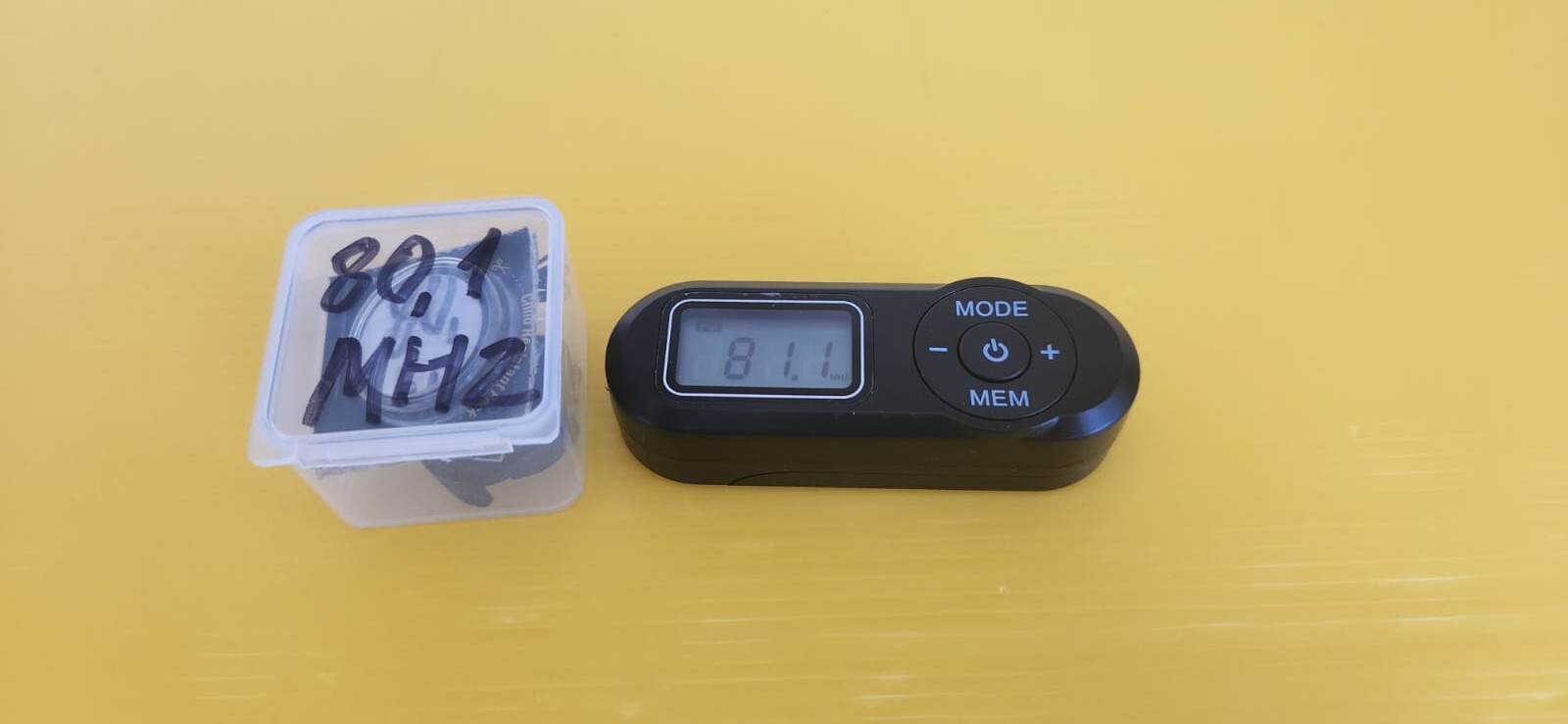 SET Micro Spy Bug operating outside FM broadcasting area and special FM receiver