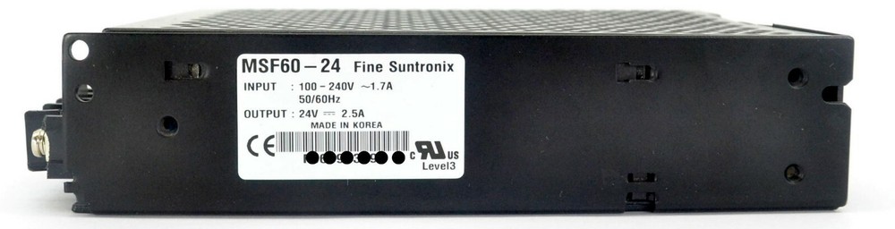 SUNTRONIX MSF60-24 INPUT 100-240V OUTPUT 24V 2.5A