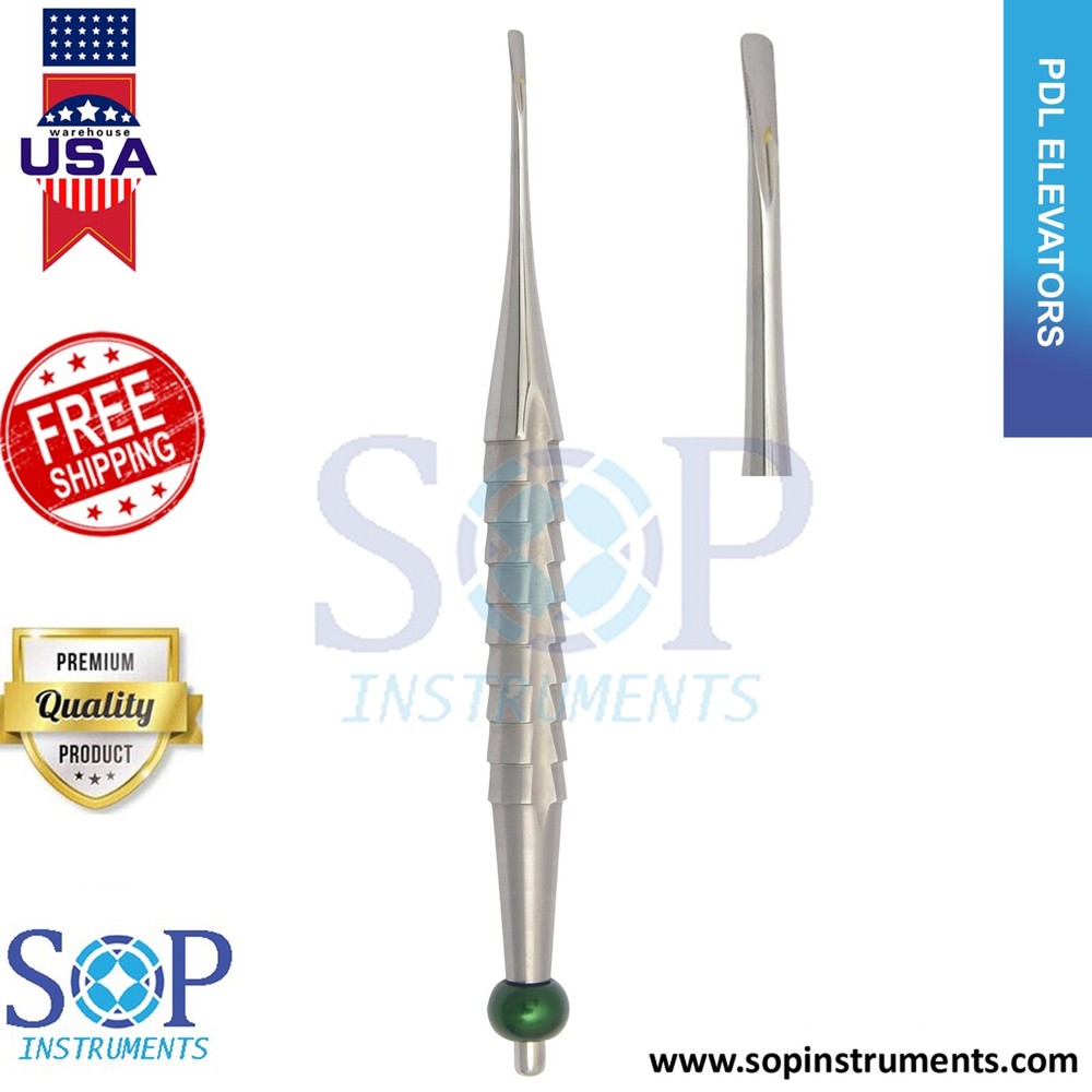 Dental PDL Luxating Root Elevators Set of 7 Precise Periotomes Tips Titanium Lab