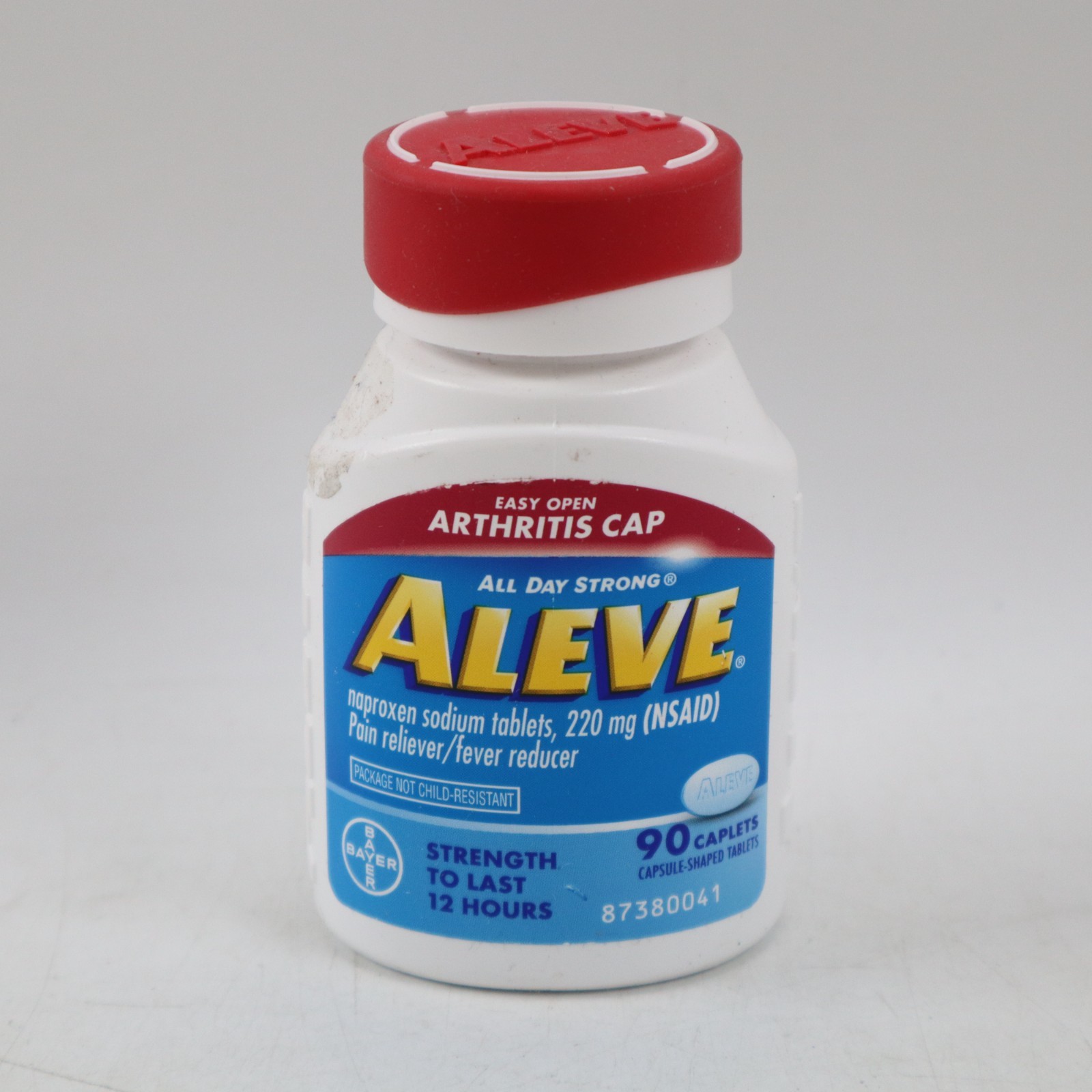 3PK Aleve Naproxen Sodium Arthritis Pain Reliever & Fever Reducer 90ct EXP03/26+