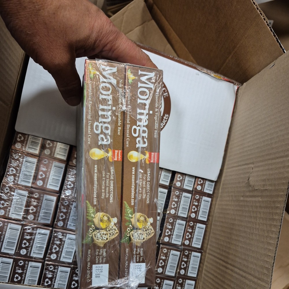 Organic Moringa Toothpaste 2-Pack – Essential Palace, Fluoride-Free