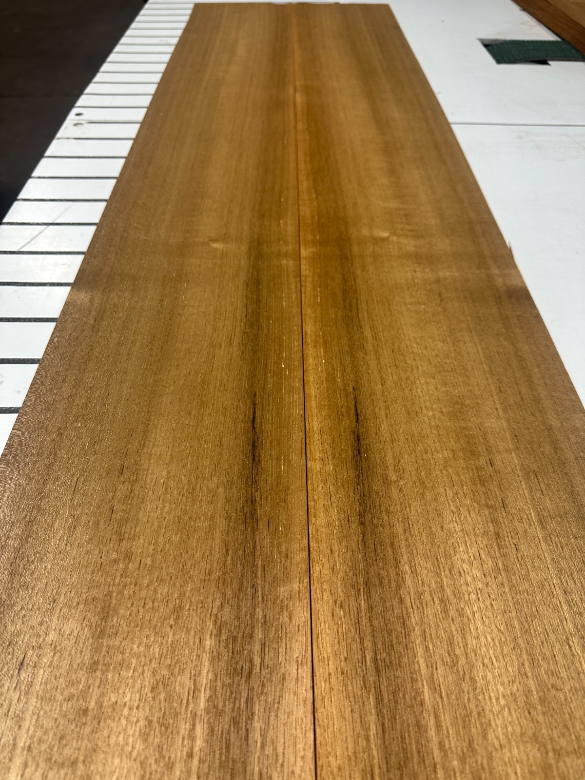 Teak Raw Wood Veneer 2 sheets 88" x 7.5'' 917R