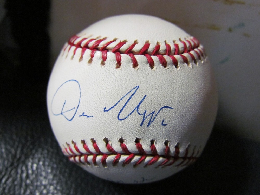 Dan Uggla Signed Baseball