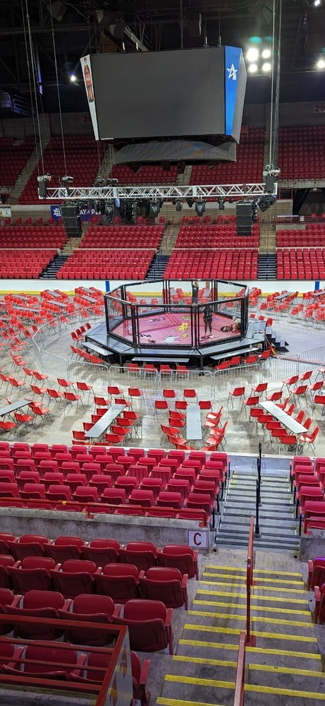 22' MMA Cage and 24' Trailer