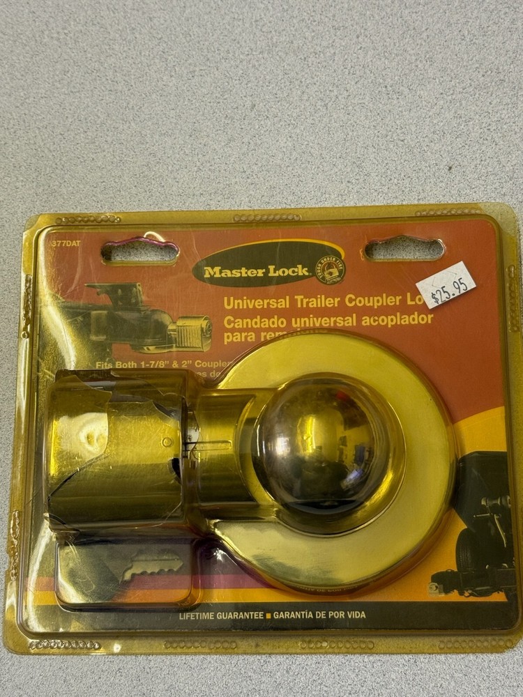Masterlock Universal Trailer Coupler Lock Quanity 2