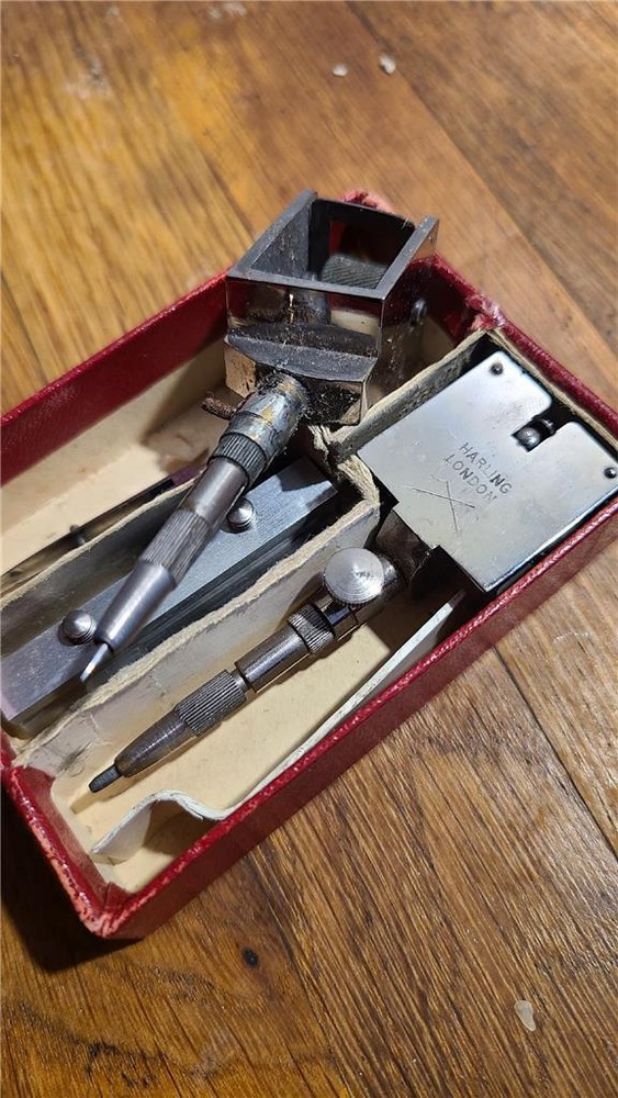 Vintage W.Harling Beam Compass Instruments in Fitted Box