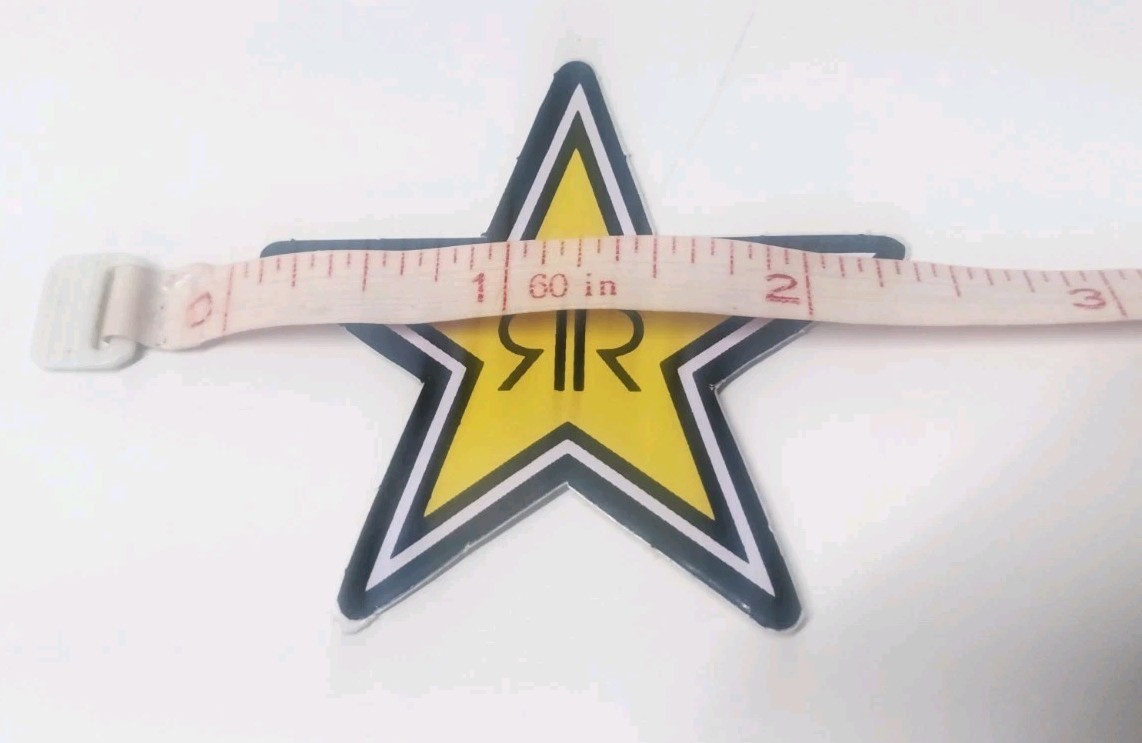 10 Rockstar Energy Star Decals Stickers LOT Official 2.5X2.5 Inches Approx