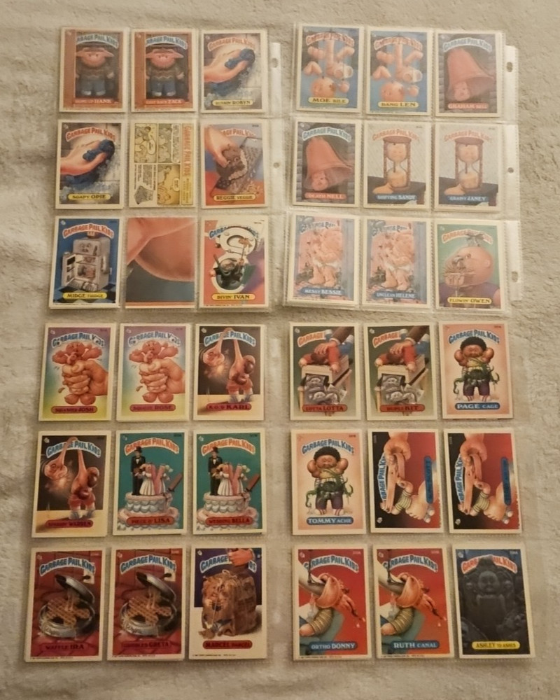 GPK Lot Series 3-9 Including CGC Graded Errors