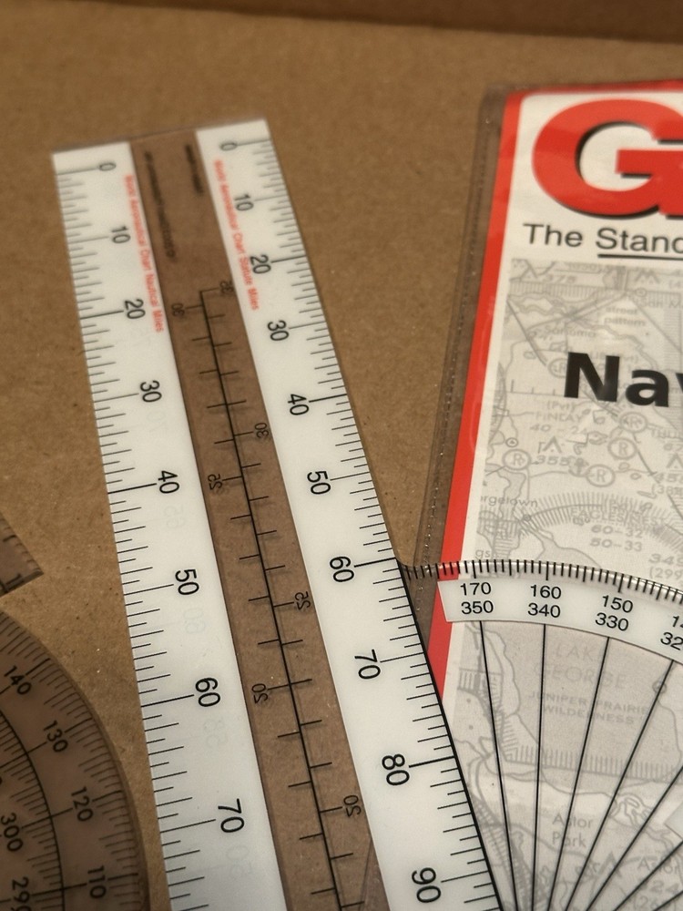 Gleim Navigational Plotter.Sectional/World AeronauticalTerminal Area Chart Scale