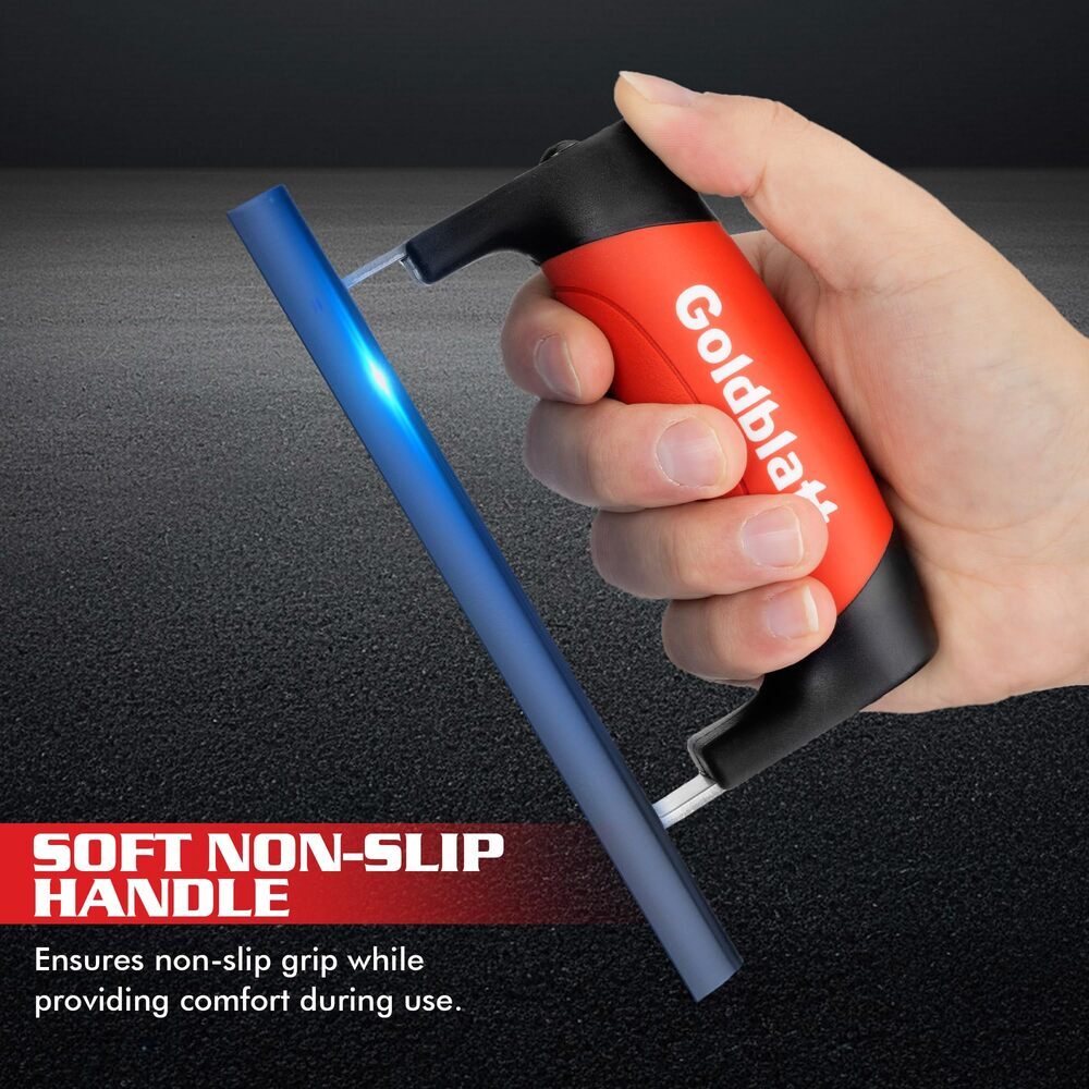 Goldblatt Concrete Edger Tool Concrete Finish Tools 6x6" Steel Edger 1/2"R 5/8"D