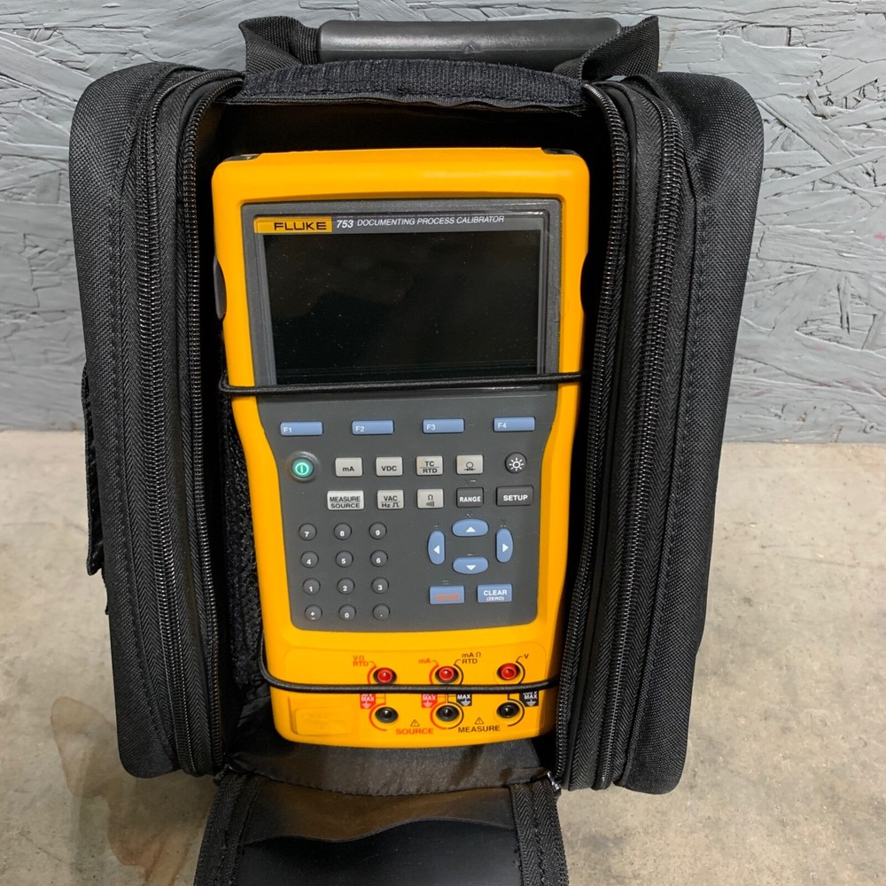 Fluke 753 Documenting Multifunction Process Calibrator HART NIST Calibrated Data
