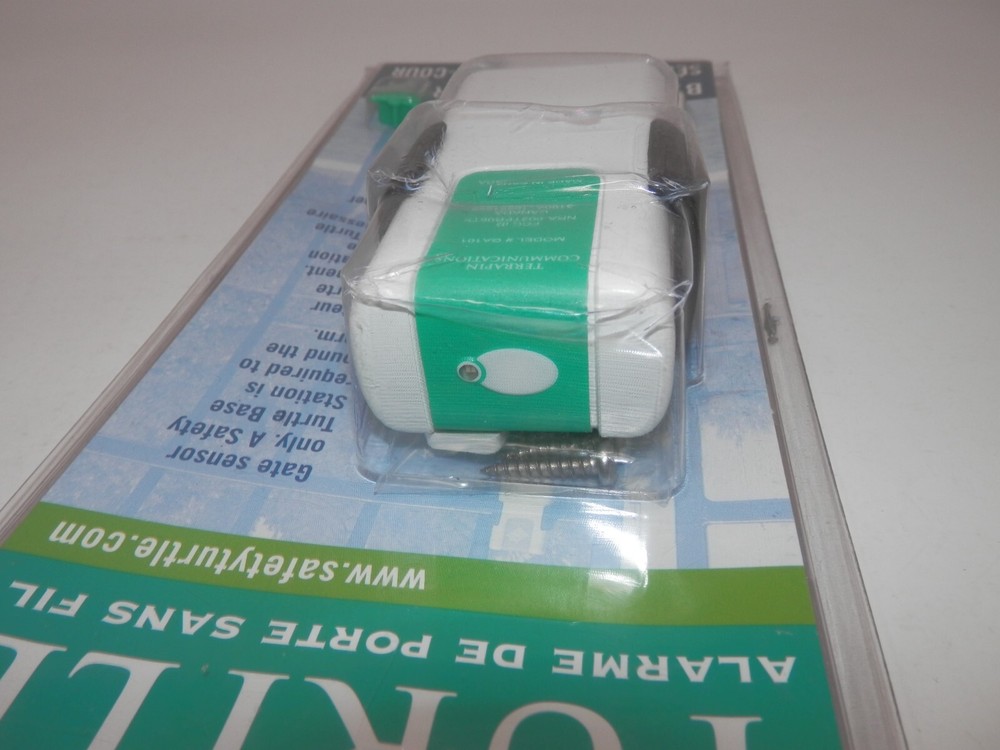Safety Turtle Wireless Gate Alarm • Backyard Pool Security Green New
