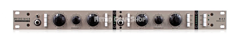 Overstayer M-A-S Model 8101 2-Channel Harmonics Processor Tape Simulate Preorder