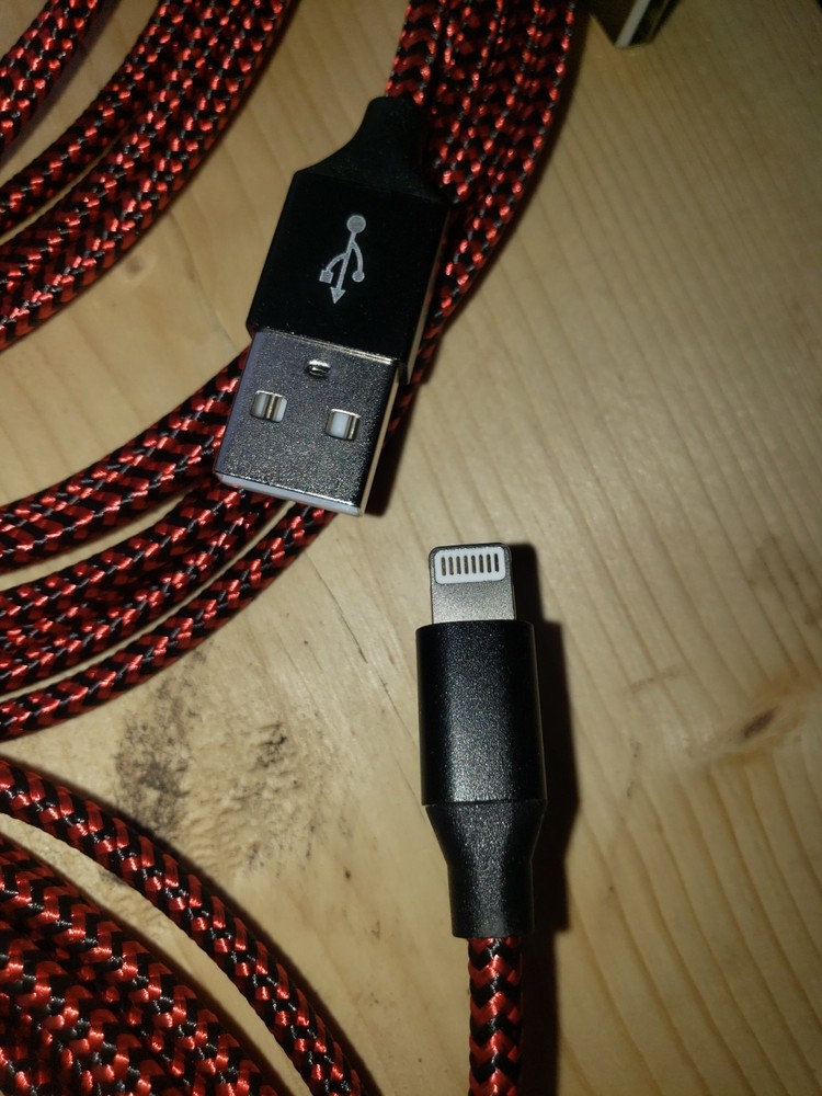 iPhone Charger 4 Pack 3FT, (2)6FT, 9FT USB Lighting Cable Nylon Braided