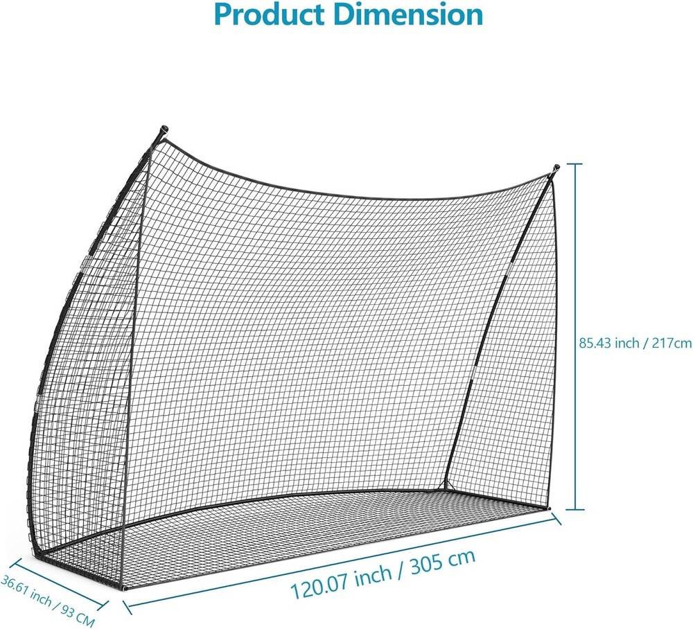 10x7 FT Golf Practice Net, Golf Hitting Nets Portable Training Golfs Equipment