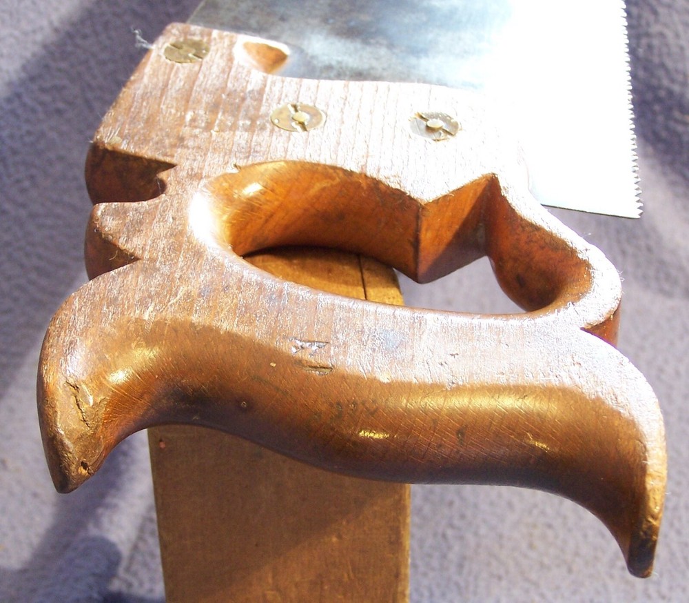 scarce BRINGHURST & Co Philada No 5 split nut 18 in panel saw