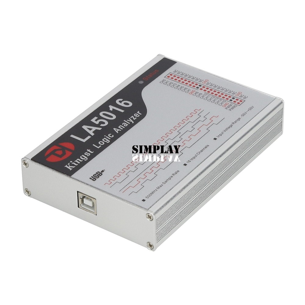 NEW LA5016 USB Logic Analyzer 16CH 500M Sampling 5G Sample Depth PWM Output