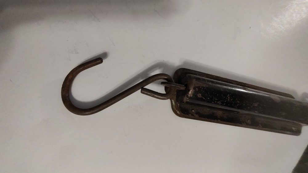 Antique Brass Hang Scale Weight Scale
