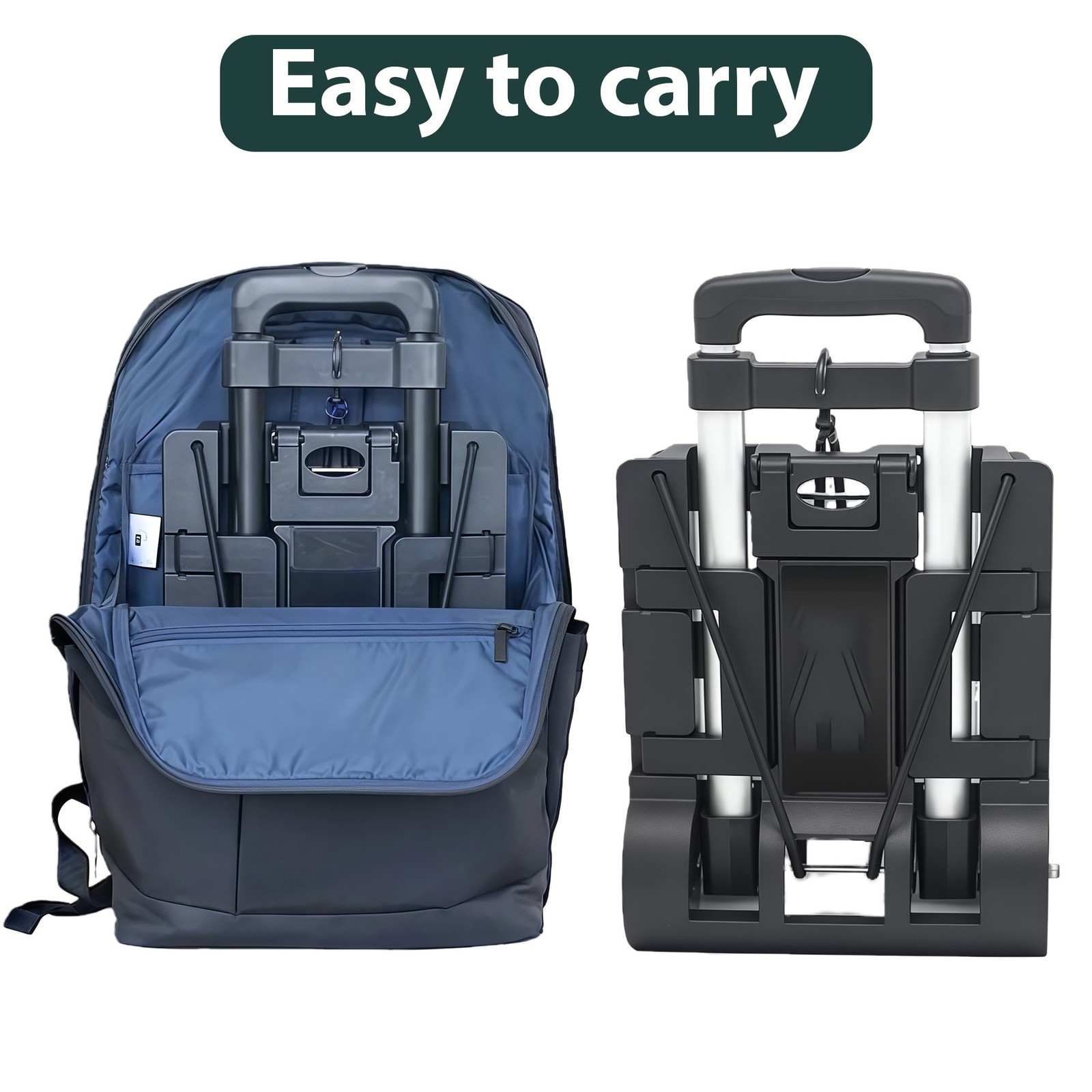 Heavy Duty Platform Cart Dolly Folding Moving Luggage Hand Truck Trolley 70lbs