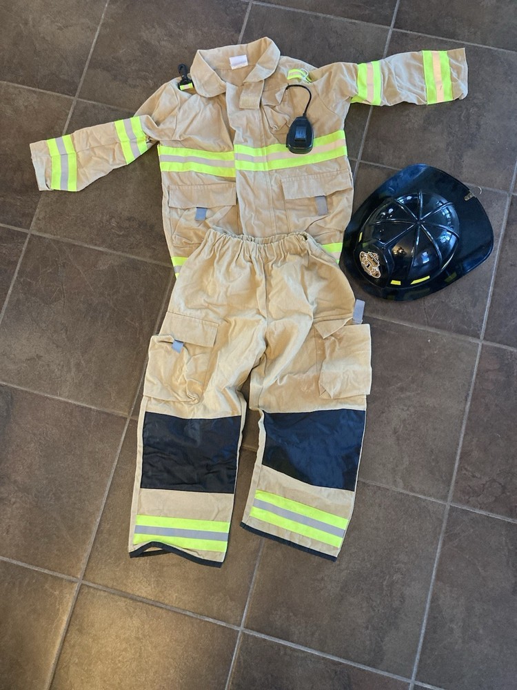 Kids Firefighter Costume  Size Small