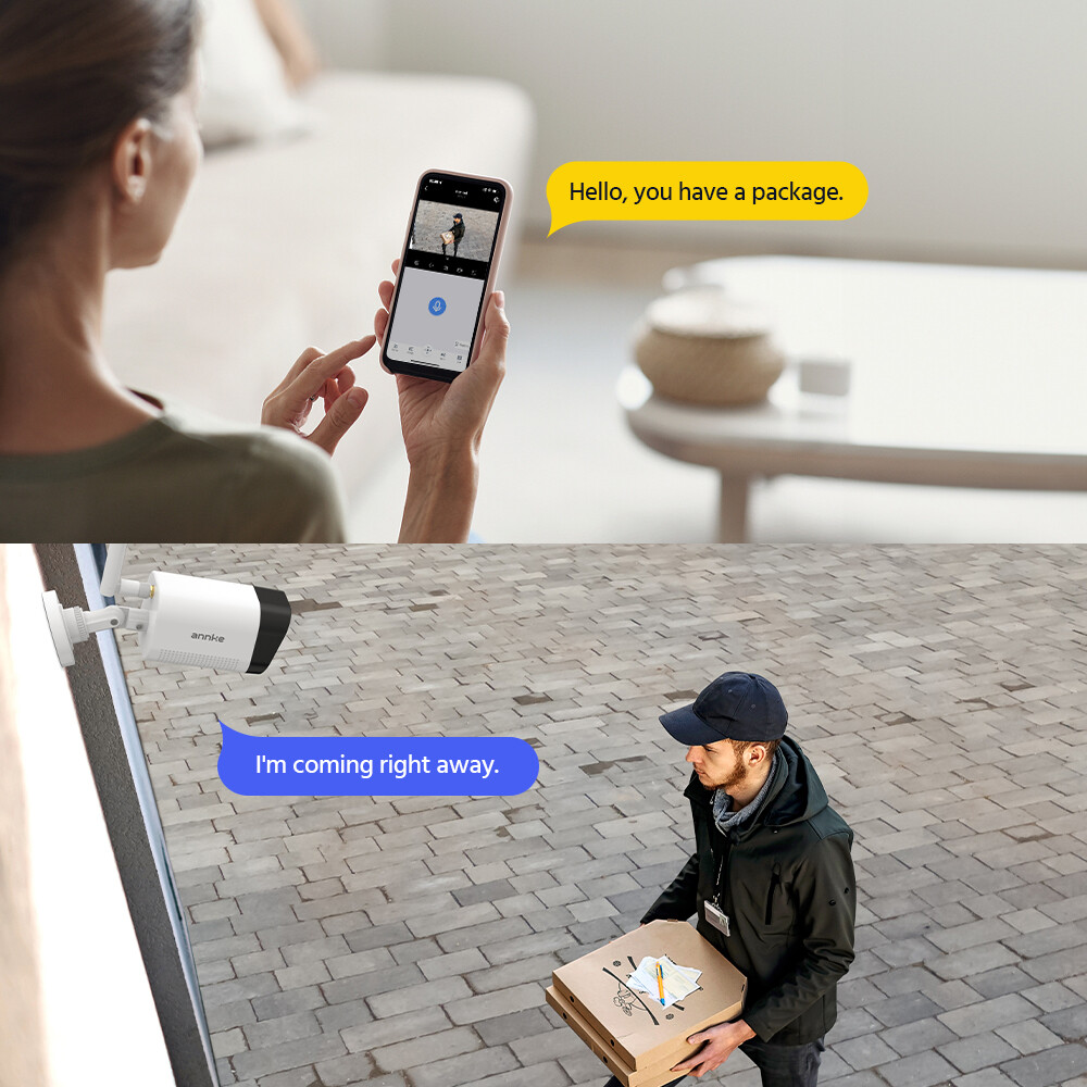 ANNKE 16CH NVR 4K Wireless Security Camera System Two Way Audio Human Detection