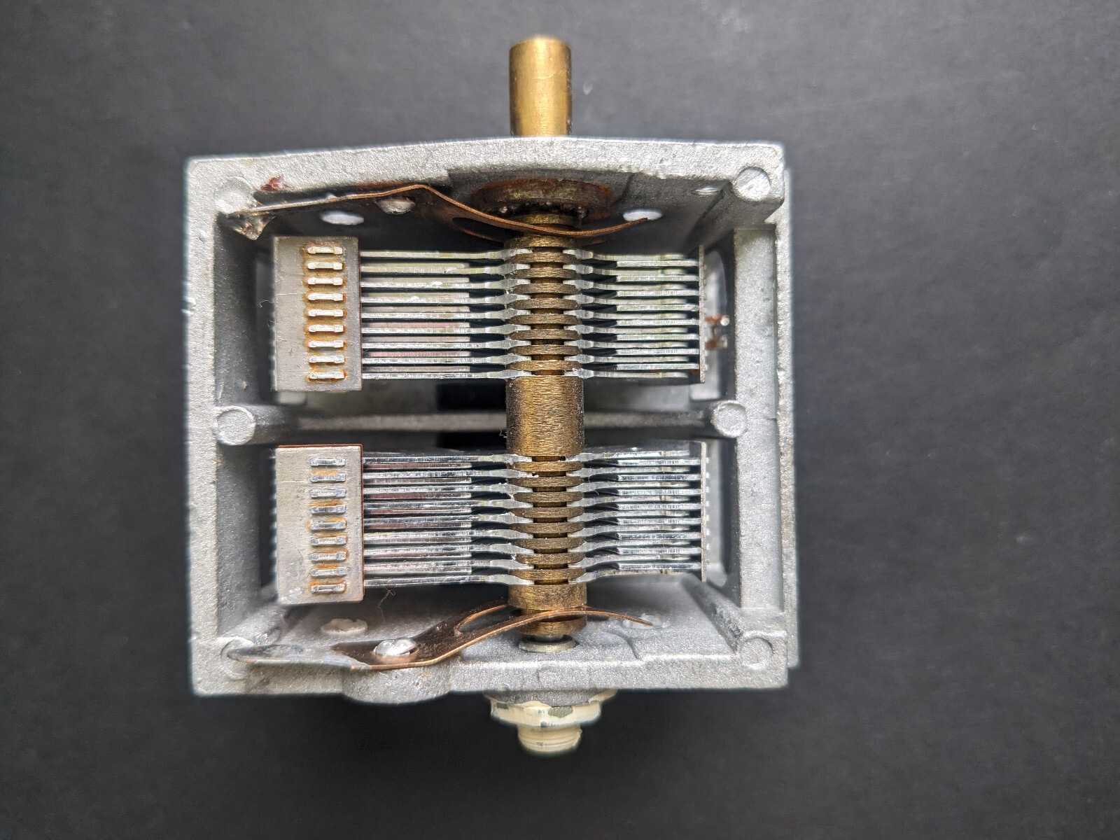 Capacitor Air Variable 2 Section 9-365 pF USSR Lot 1 pcs