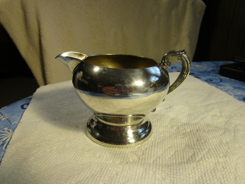 VINTAGE~ [Silverplated ON Copper]~ Creamer Pitcher~~+MAKER MARKS!!!