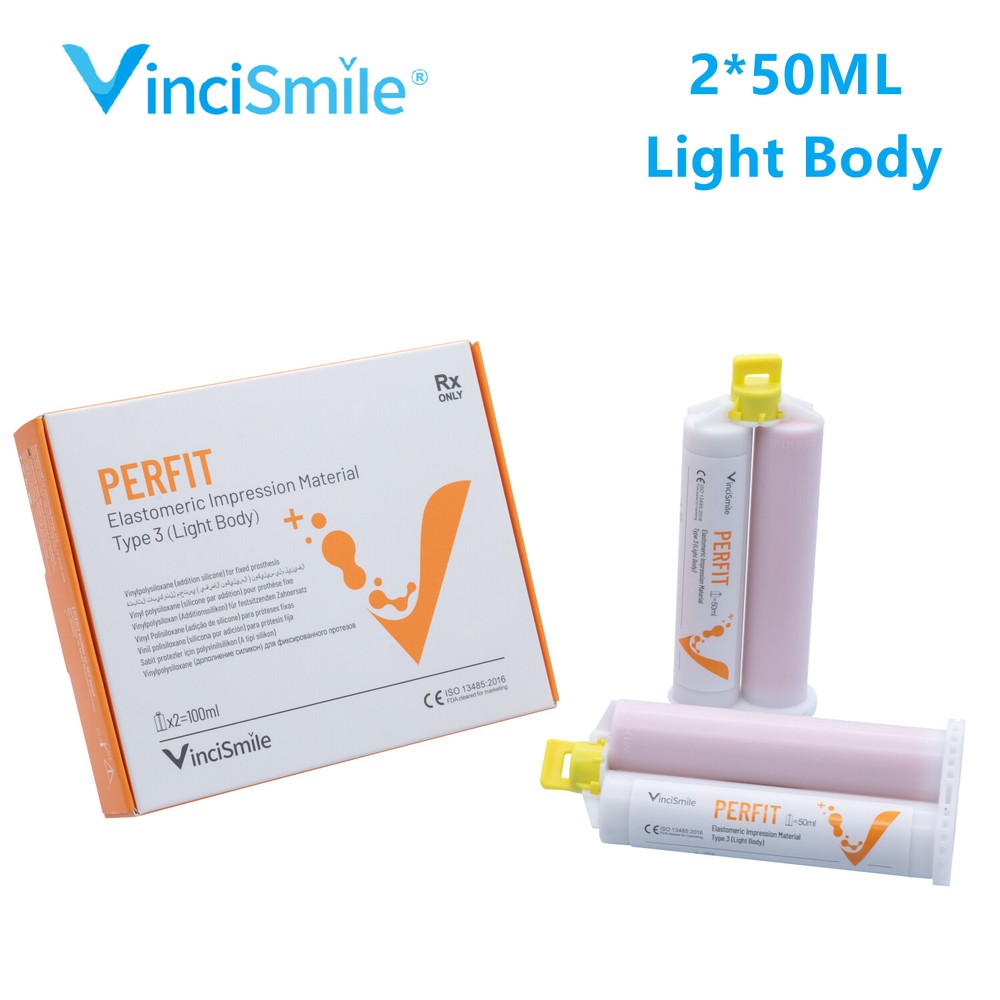 PERFIT Dental Light Body VPS Impression Material Fast Normal Set PVS