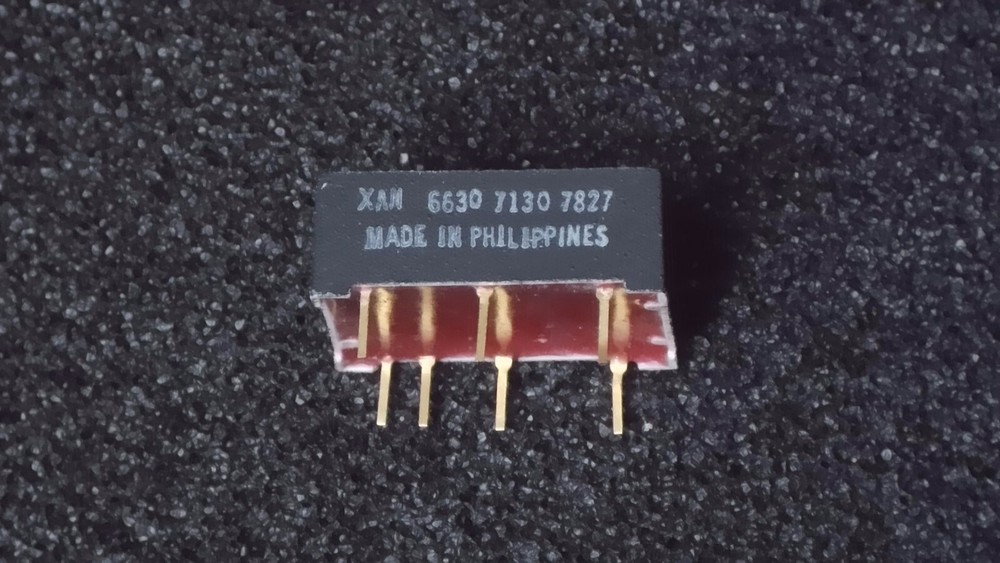 6-Segment LED Display Module XAN 6630 7130 7827 (7828) Red + .1. Dot 7-Pin