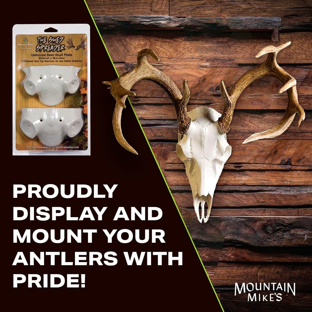 Modern Antler Mounting Solution – Shed Spreader Kit with Full Hardware Included