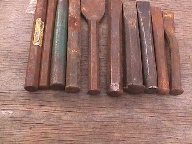 PUNCH COLD CHISEL LOT