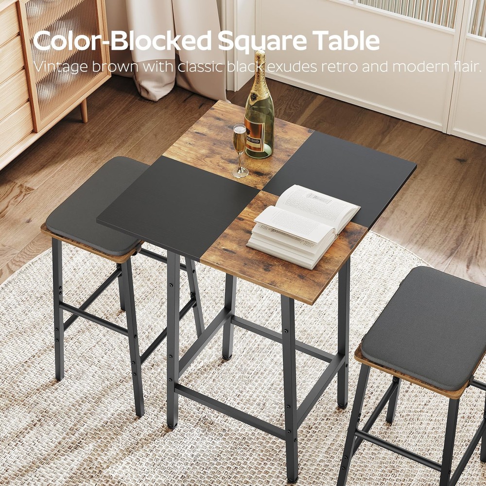 Bar Table, Kitchen Dining Table, Bar Counter Height Table, Pub Color Matching...