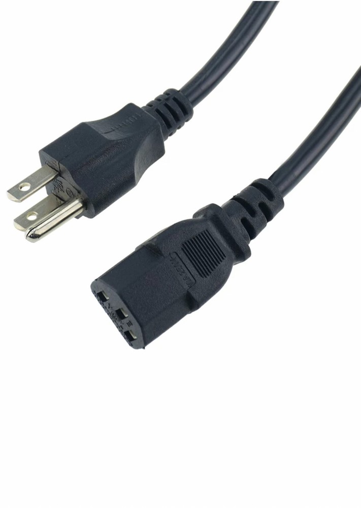 Power Cord for ELNA Sewing Machine 3-Prong 6 ft