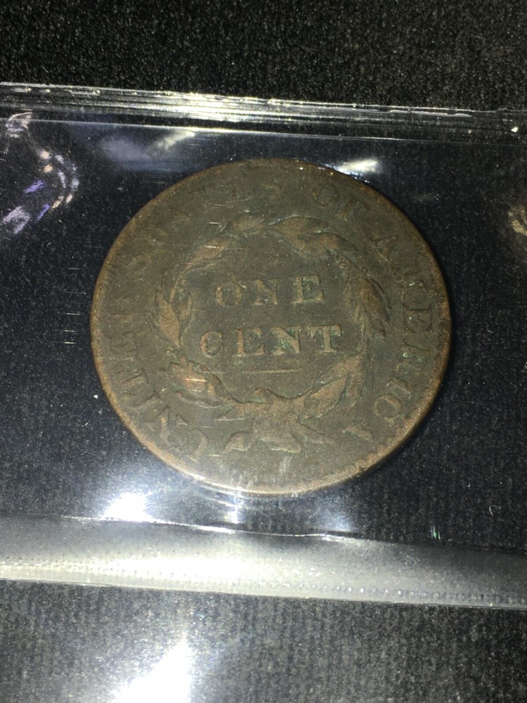 1822 USA, Liberty Head, Large One Cent.