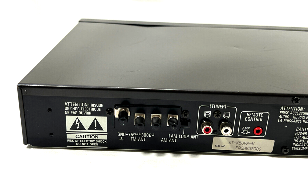 Technics ST-K50 Quartz Synthesizer AM-FM Stereo Tuner