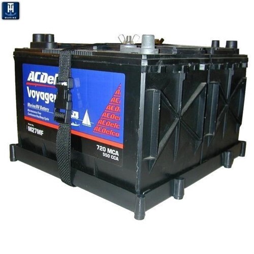 T-H Marine Dual Battery Tray W/Polystrap DBH27PDP