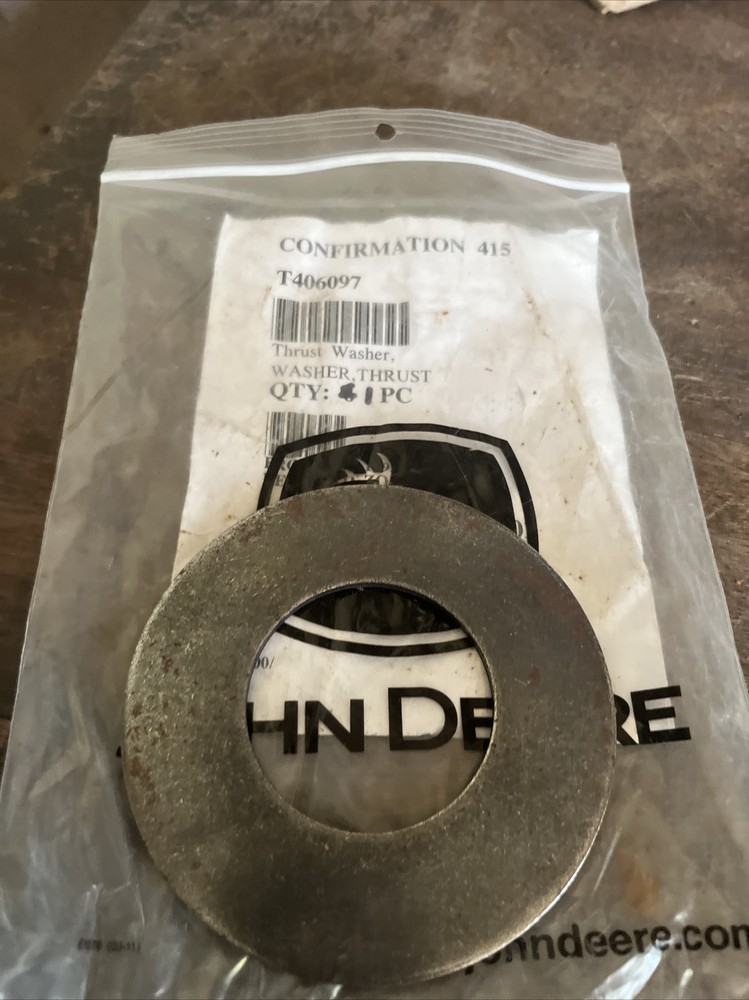 NOS John Deere OEM Thrust Washer T406097