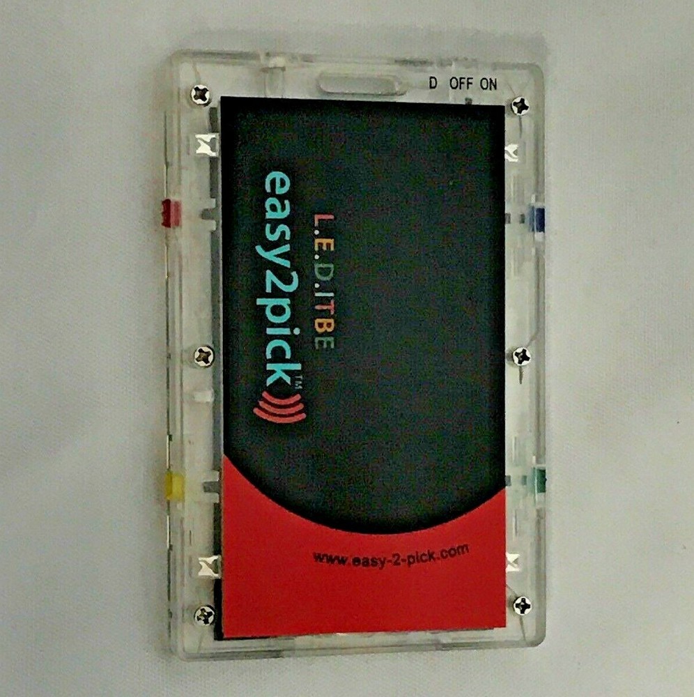 L.E.D.ITBE Easy 2 Pick Luggage Tag, Red * Opened Packaging