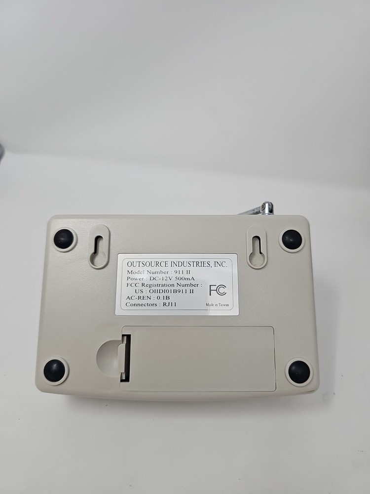 911 ii Emergency Help Dialer 2nd Generation 2-Way Talk Complete.