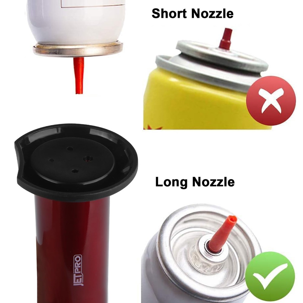 JETPRO Butane Torch Lighter One-hand Operation Kitchen Cooking for Blue