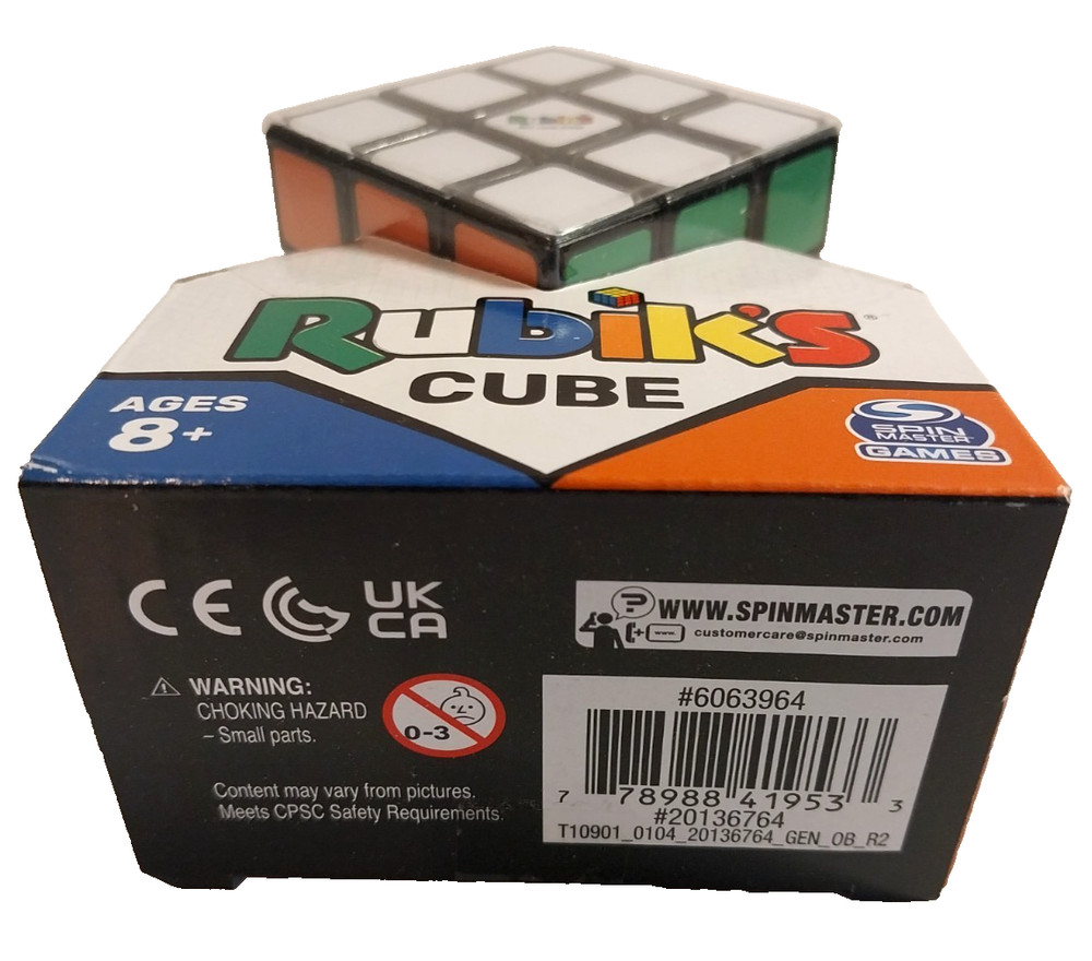 Rubik's Cube Original Spin Master Game Spin Master 2021 New in Box Classic Fun