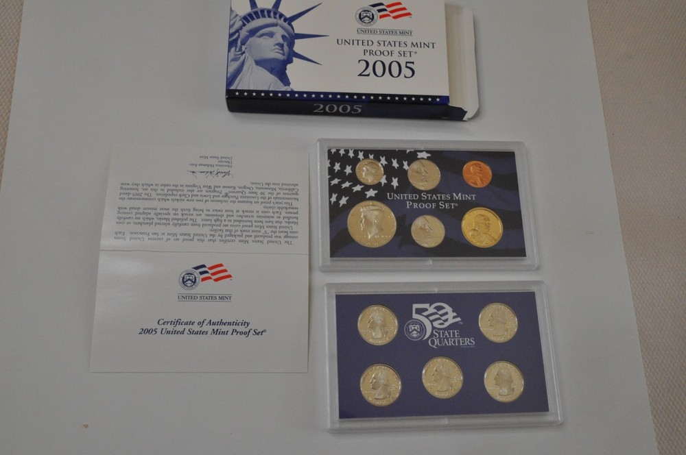 2005 S US Mint Proof Set OGP & COA 11 coins