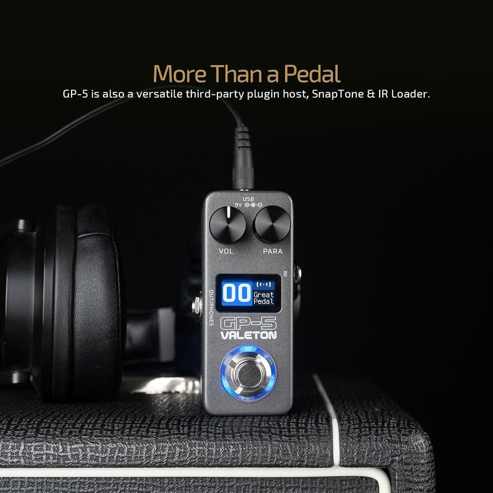 Super Compact Multi-Effects Processor & NAM/IR Loader Pedal Incl 1PCS Additional