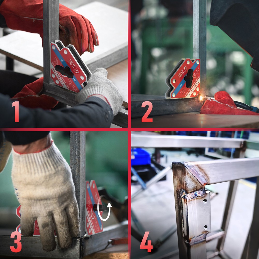 33-44LB Switchable Arrow Welding Magnet, versatile angles for 45°/90°/135°