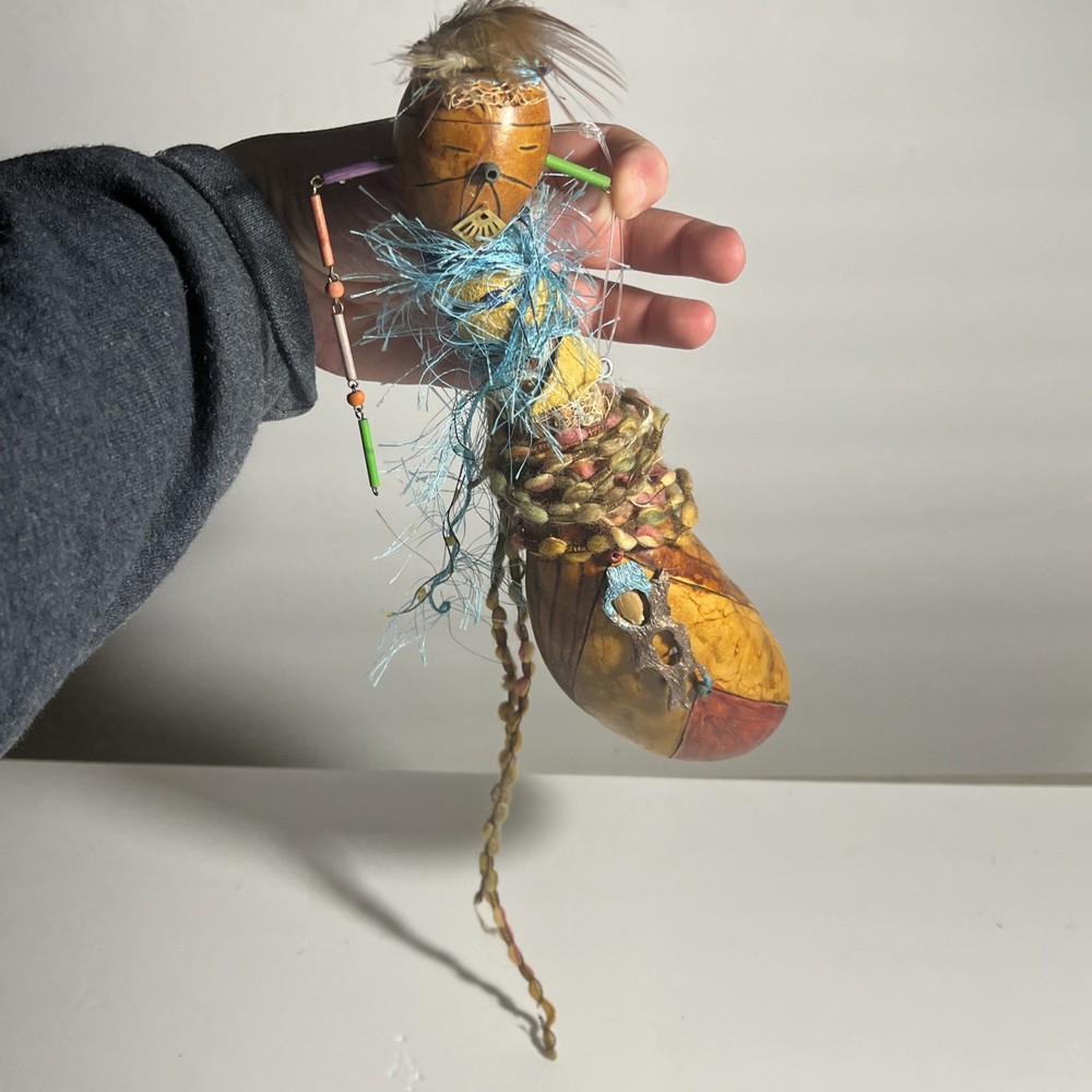 Handcrafted Textiles Gourd *see Description*